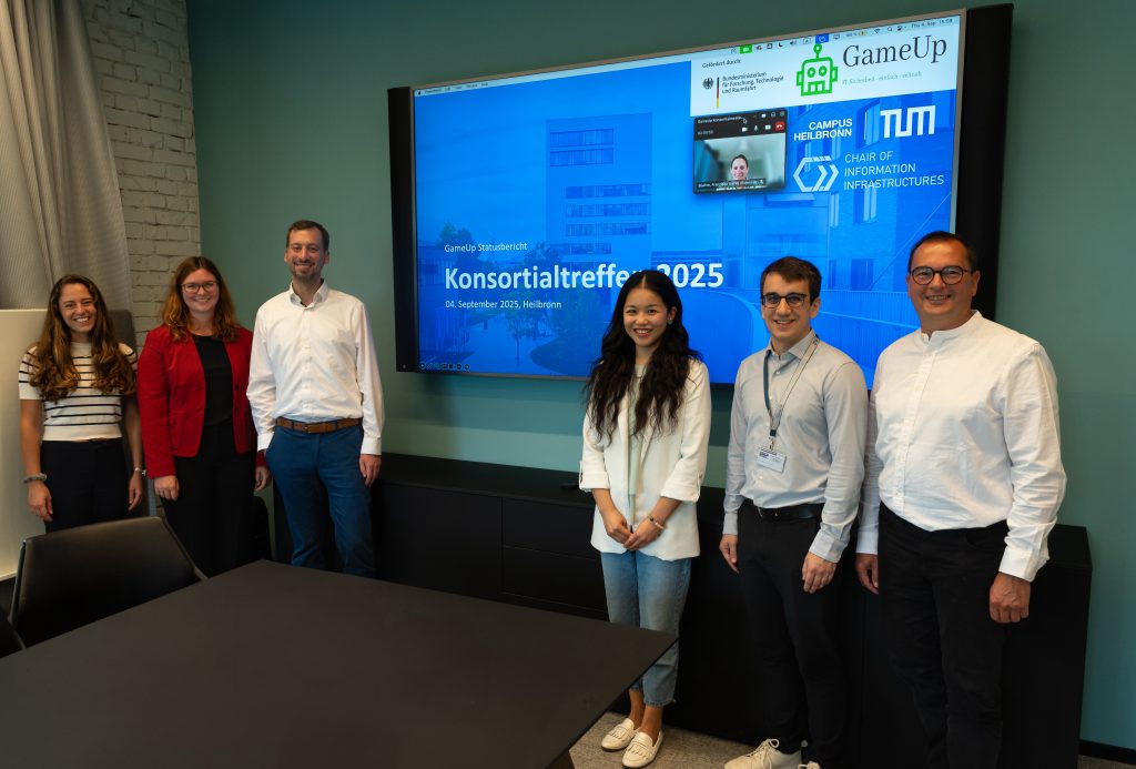 Foto aller Teilnehmer:innen beim GameUp-Konsortialmeeting 2025